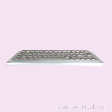 Clavier robuste en acier inoxydable